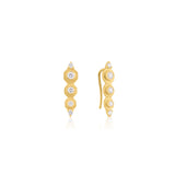 Octavia | Diamond Tip Ear Climbers